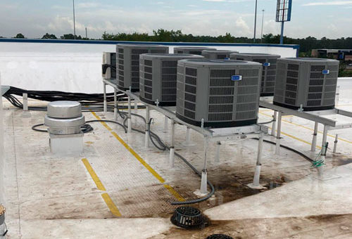 Maintenance of central air conditioning in multi-family buildings